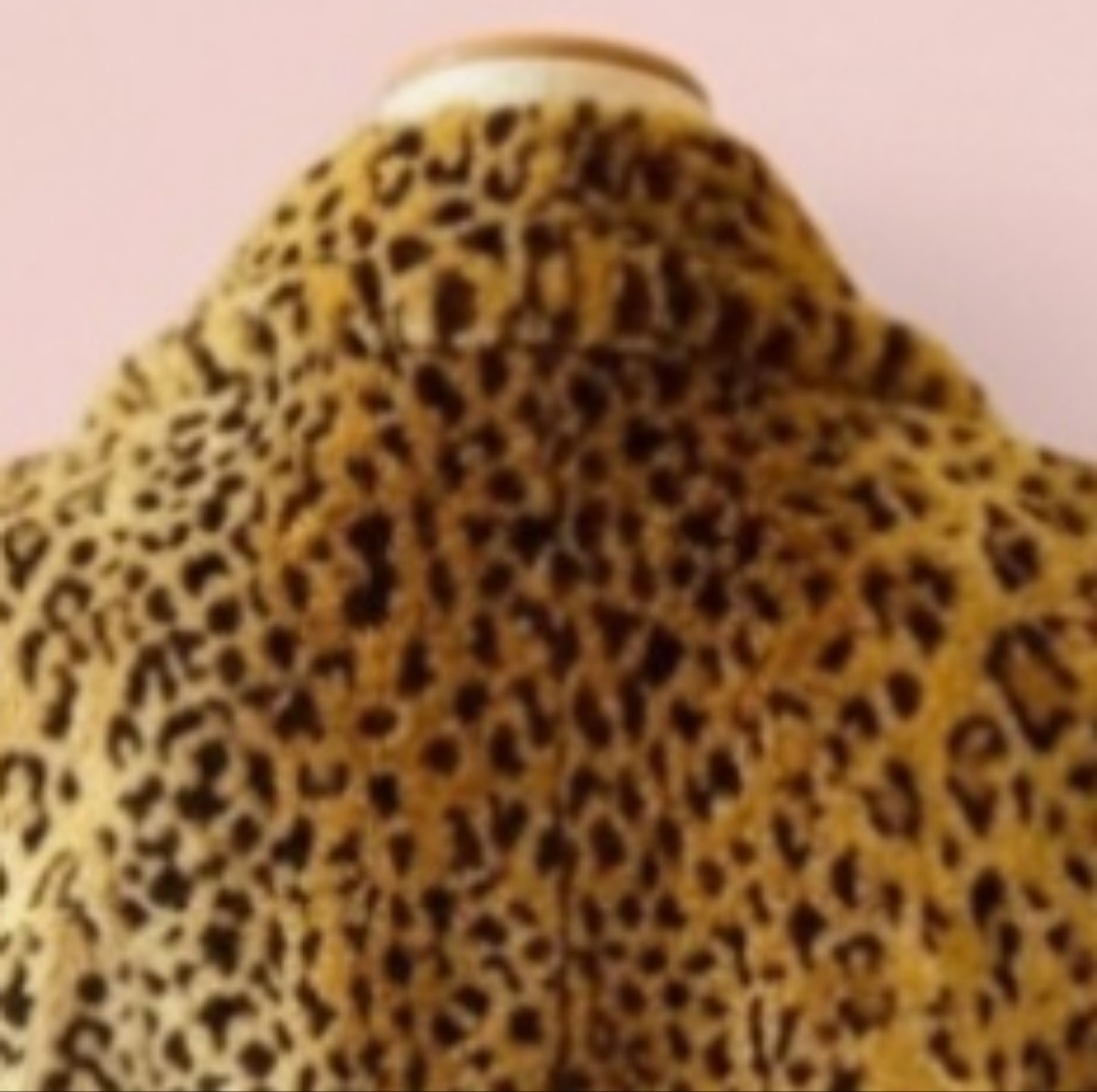 Cozy Vest. Leopard Faux Fur. Size: XL. Looks Like New!!! - Picture 5 of 6